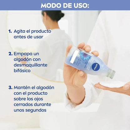 Nivea Desmaquillante Bifásico de ojos x 125 mL Farmex-Pluxee-Persistente 