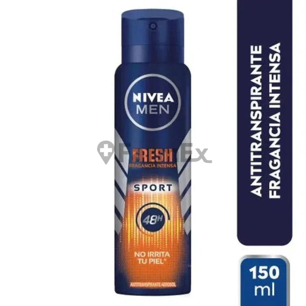 Nivea men Aerosol "Fresh Sport 48H" x 150 mL Farmex-Fonasa-Persistente 