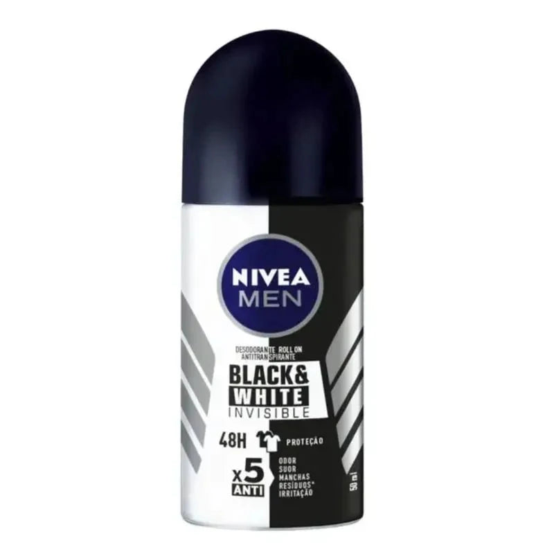 Nivea Men Roll On "Black&White" Invisible Original 48H x 50 mL BEIERSDORF 