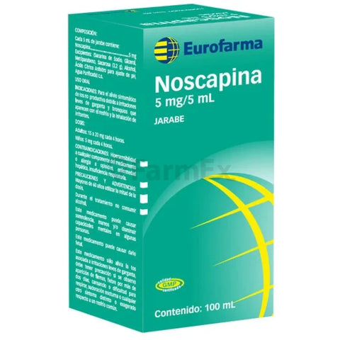Noscapina Jarabe 5 mg / 5 mL x 100 mL