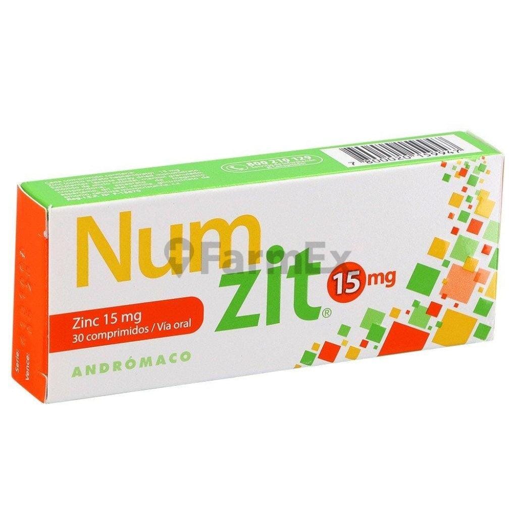 Num Zit 15 mg x 30 comprimidos Farmex-VidaTres-Persistente 