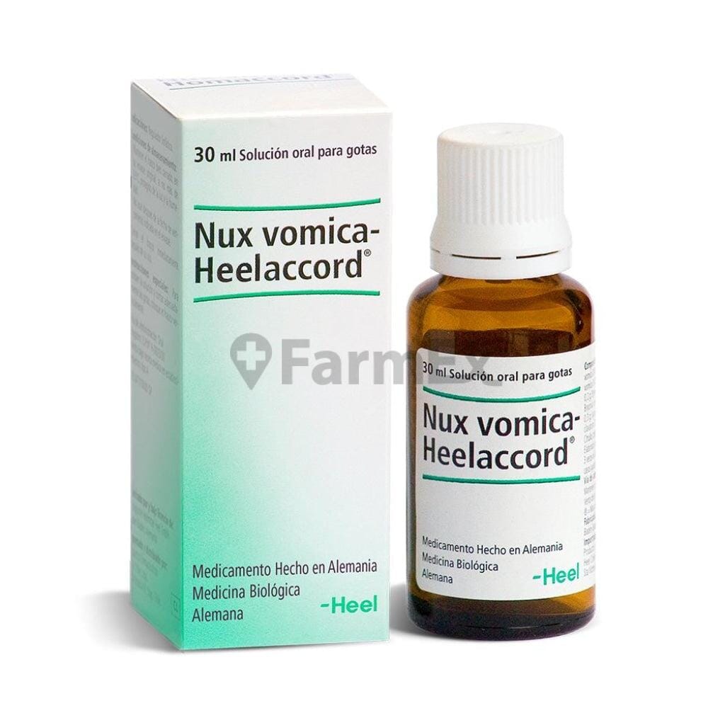 Nux Vomica-Heelaccord Gotas x 30 mL Farmex-Fonasa-Persistente 