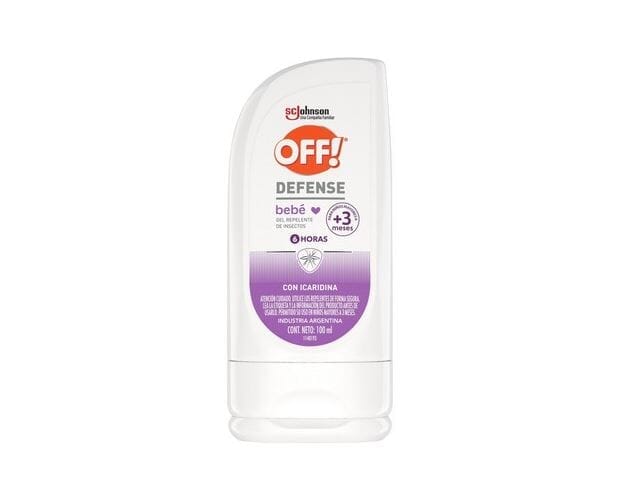 Off Defense Bebe +3 Meses Gel Repelente 6 Horas 100mL Farmex-Pluxee-Persistente 