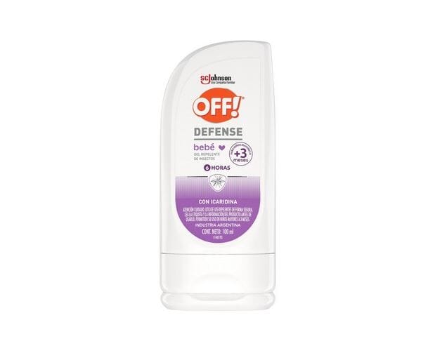 Off Defense Bebe +3 Meses Gel Repelente 6 Horas 100mL SC Johnson 