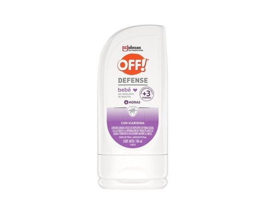 Off Defense Bebe +3 Meses Gel Repelente 6 Horas 100mL SC Johnson 