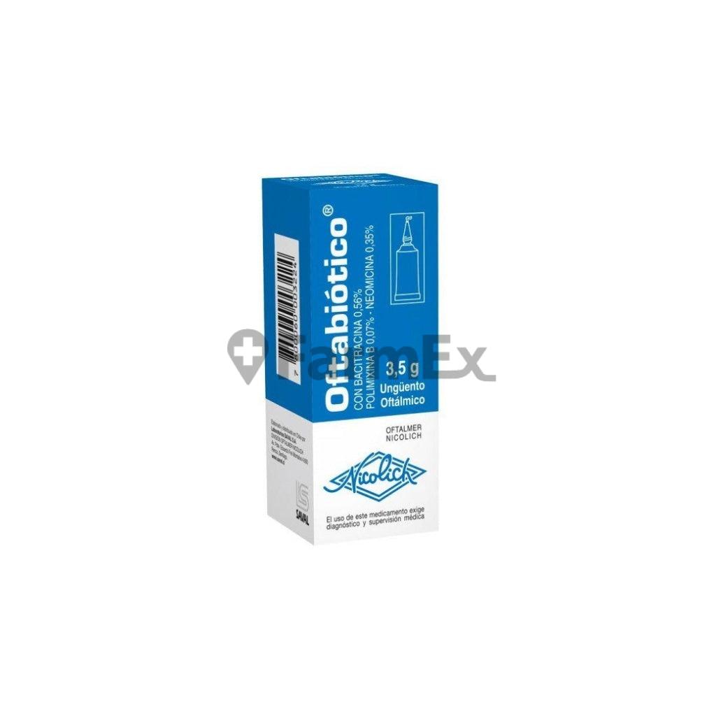Oftabiotico ungüento oftálmico x 3,5 g.
