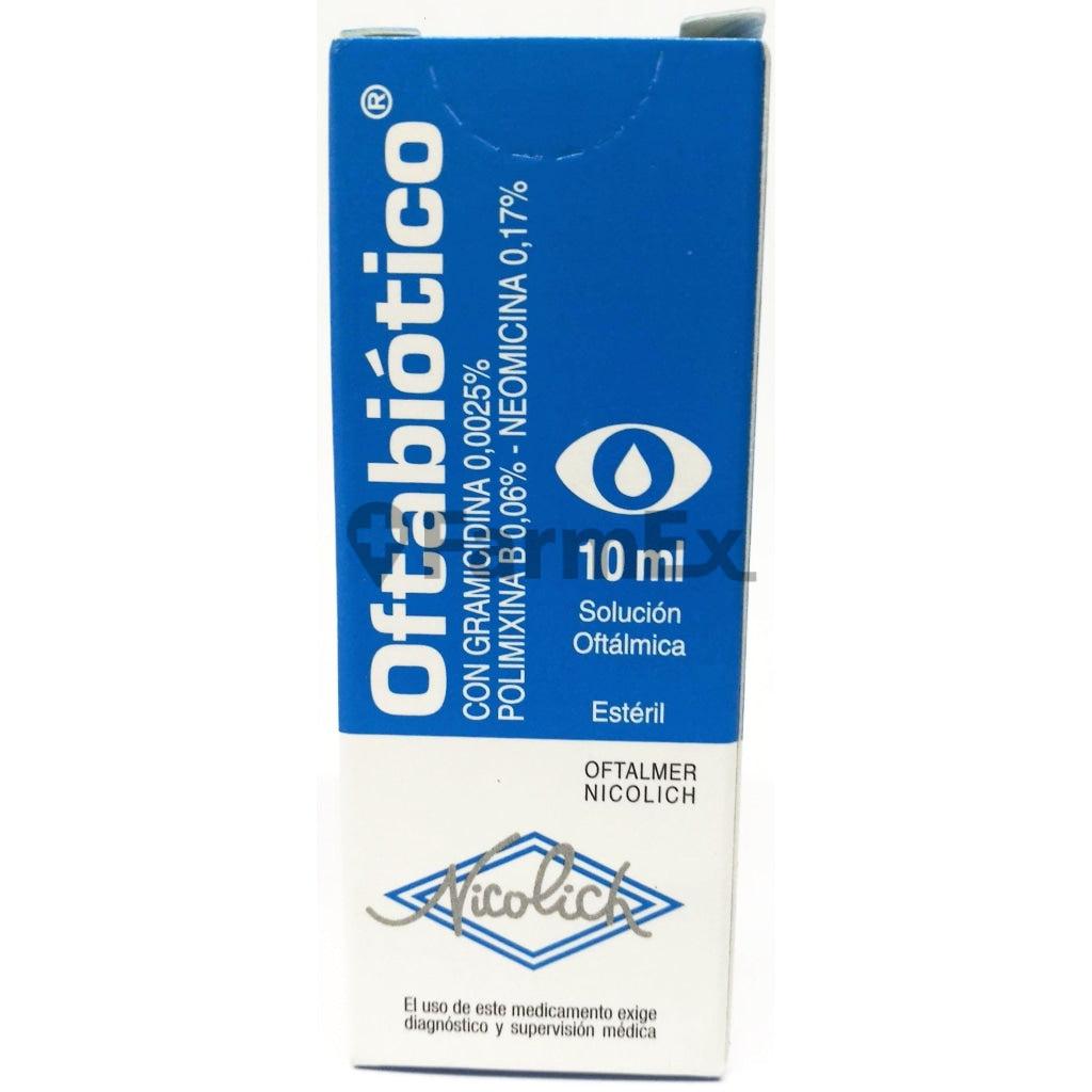 Oftabótico solución oftálmica x 10 mL.