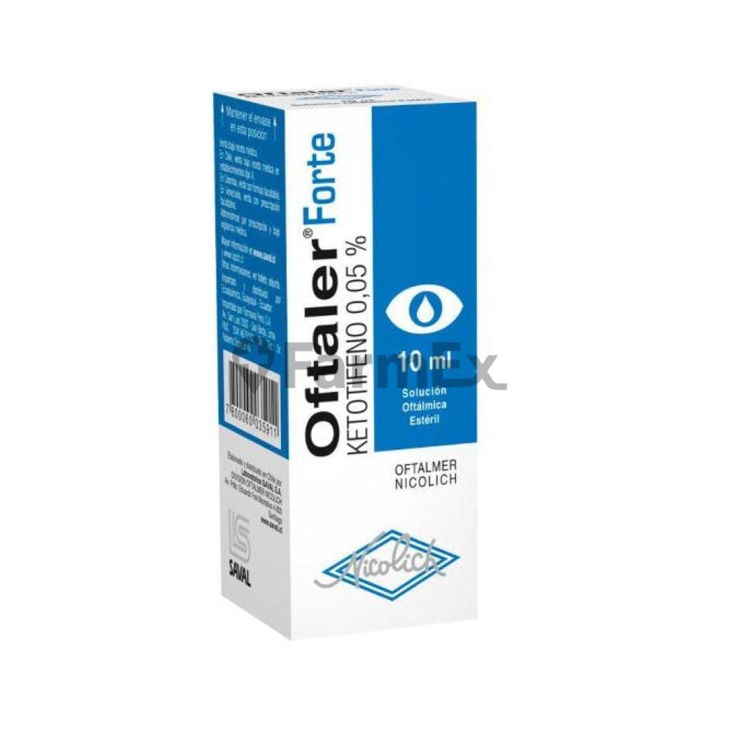 Oftaler Forte Solución Oftálmica 0.5% x 10 mL Farmex-Pluxee-Persistente 