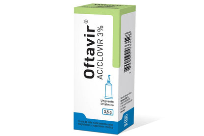 Oftavir 3% Ungüento Oftálmico x 3,5 g "Ley Cenabast" saval 