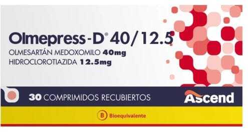 Olmepress-D 40/12,5 x 30 Comprimidos Farmex-Pluxee-Persistente 