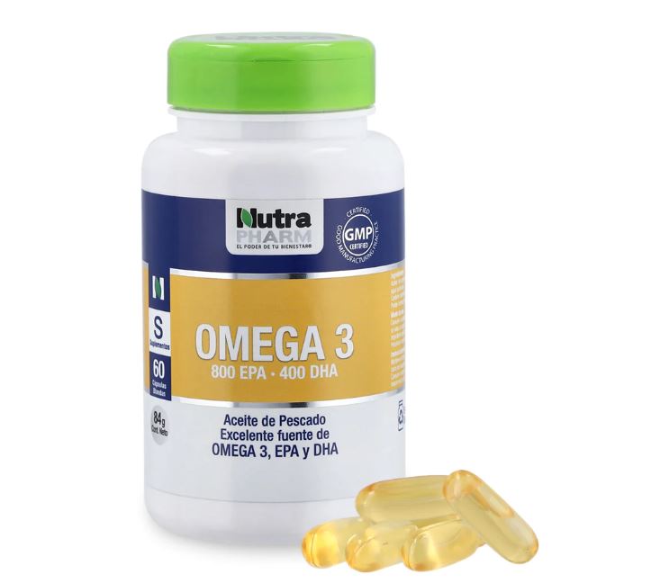 Omega 3 800/400 x 60 cápsulas blandas Nutra Pharm 