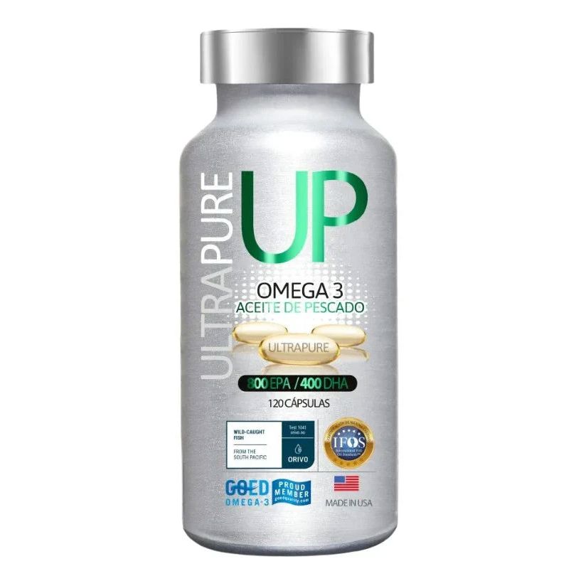 Omega 3 Ultra Pure 800 EPA / 400 DHA x 120 cápsulas.