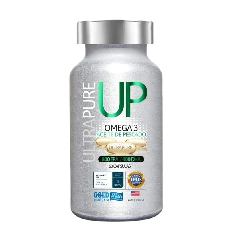 Omega 3 Ultra Pure 800 EPA/ 400 DHA x 60 cápsulas. Farmex-Yapp-Seguro-Boleta 