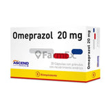 Omeprazol 20 mg x 30 capsulas.