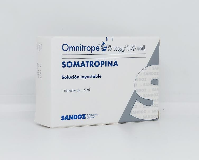 Omnitrope 5 mg / 1.5 ml X 1 cartucho "Ley Cenabast" SOLO CON RETIRO EN SUCURSAL sandoz 