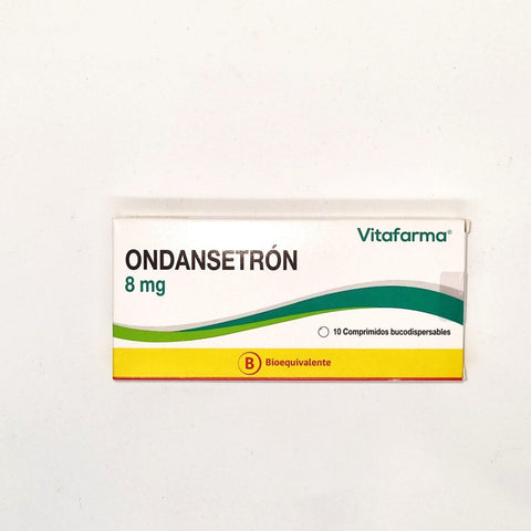 Ondansetrón 8mg x 10 Comprimidos Bucodispersables