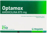 Optamox 875 mg x 21 comp recubiertos