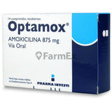 Optamox Amoxicilina 875 mg x 14 comprimidos