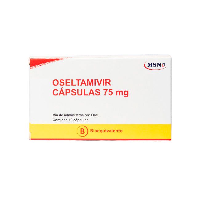 Oseltamivir 75mg X 10 cápsulas MSN 