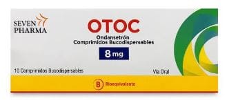 Otoc 8 mg x 10 comprimidos bucodispersables.