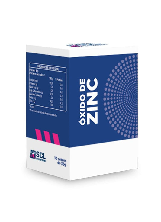 ÓXIDO DE ZINC un sobre x 10 g c/u Farmex-MiaHealth-Persistente 