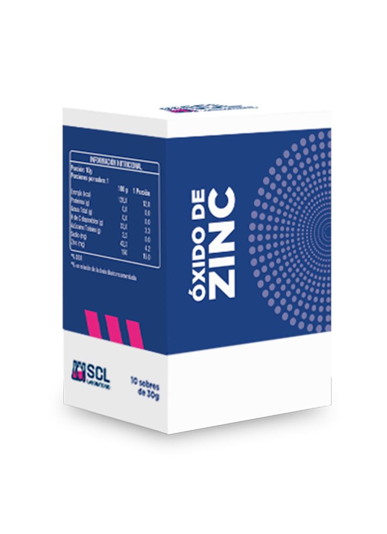 ÓXIDO DE ZINC un sobre x 10 g c/u.