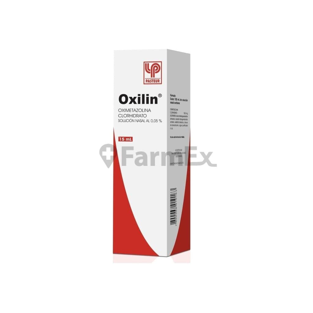 Oxilin Solución Nasal 0,05% x 15 mL Farmex-Pluxee-Persistente 