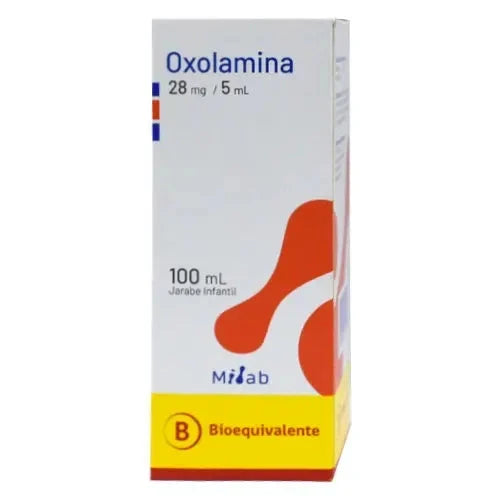 Oxolamina Jarabe Infantil 28 / 5 mL x 100 mL MINTLAB 