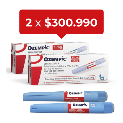 Ozempic Solución Inyectable 2 mg / 1,5 mL x 1 dispositivo