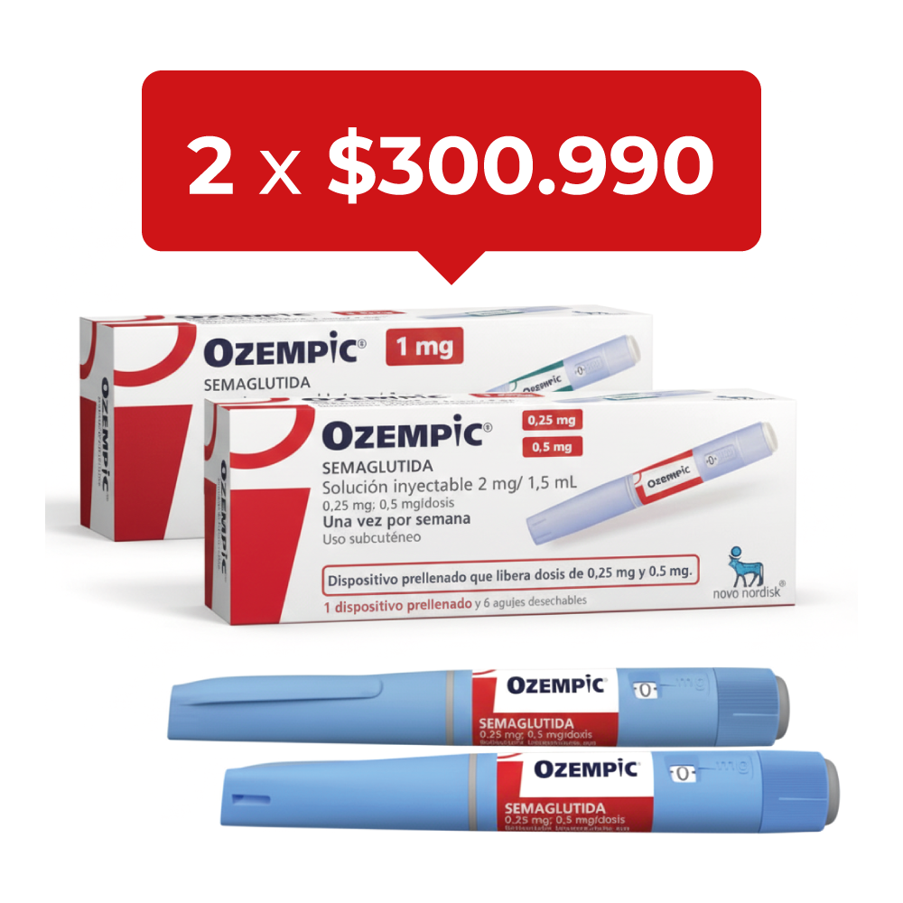 Ozempic Solución Inyectable 2 mg / 1,5 mL x 1 dispositivo