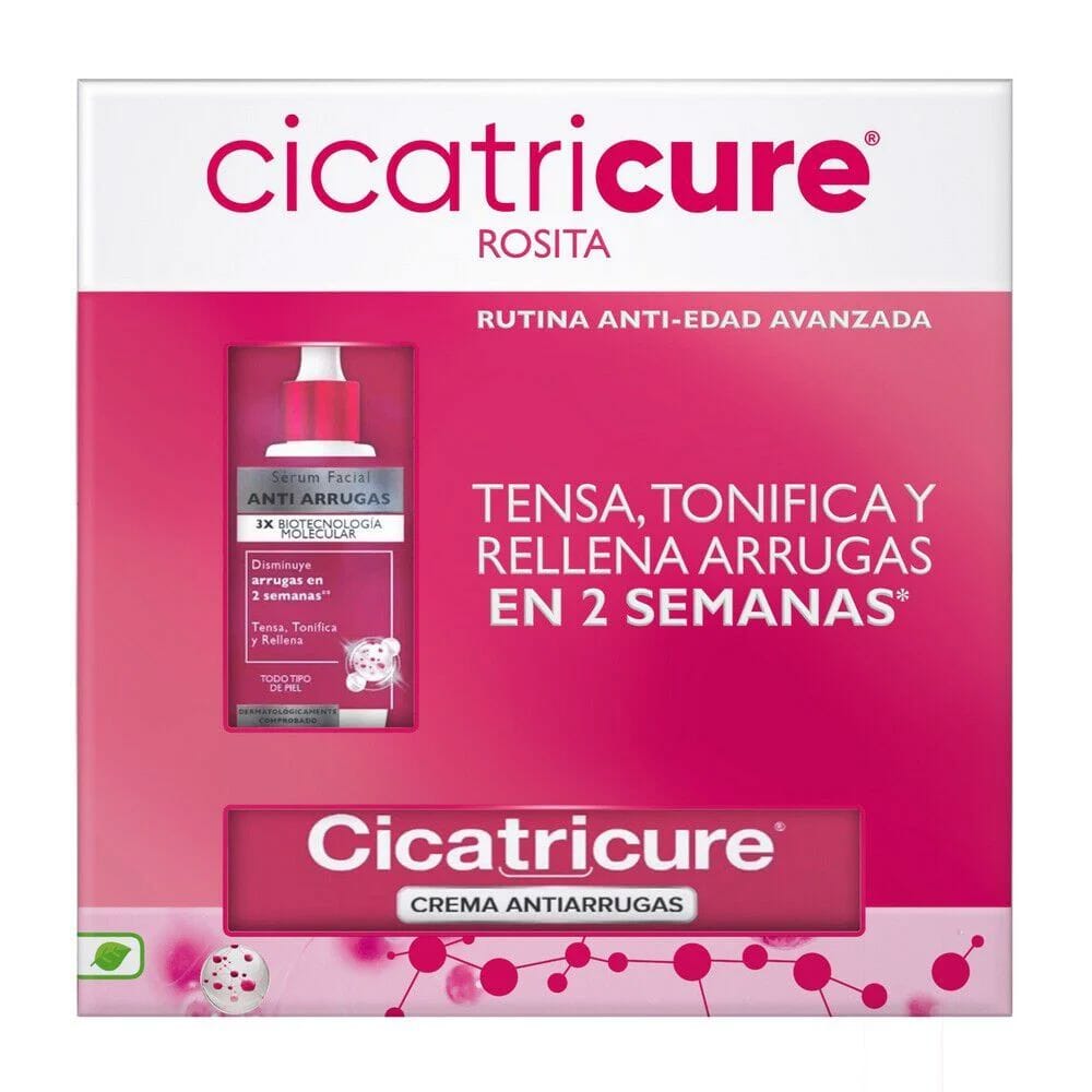 Pack Cicatricure Serum Antiarrugas 30 gr + Crema Antiarrugas 30 gr Farmex-Pluxee-Persistente 