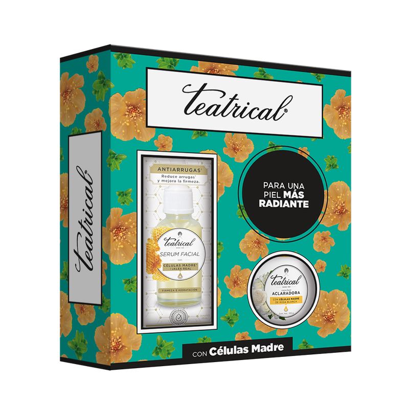 Pack Teatrical Serum Jalea Real + Crema Aclarante 100 g GENOMMA LAB 