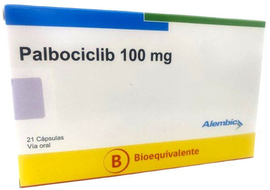 Palbociclib 100 mg x 21 cápsulas alembic 