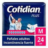 Pañal adulto Cotidian Plus "Talla M" x 24 unidades