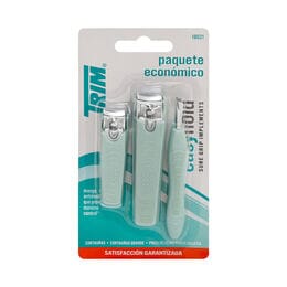 Paquete Económico "Cortauñas + Cortauñas Grande + Pinza Cejas" Trim 
