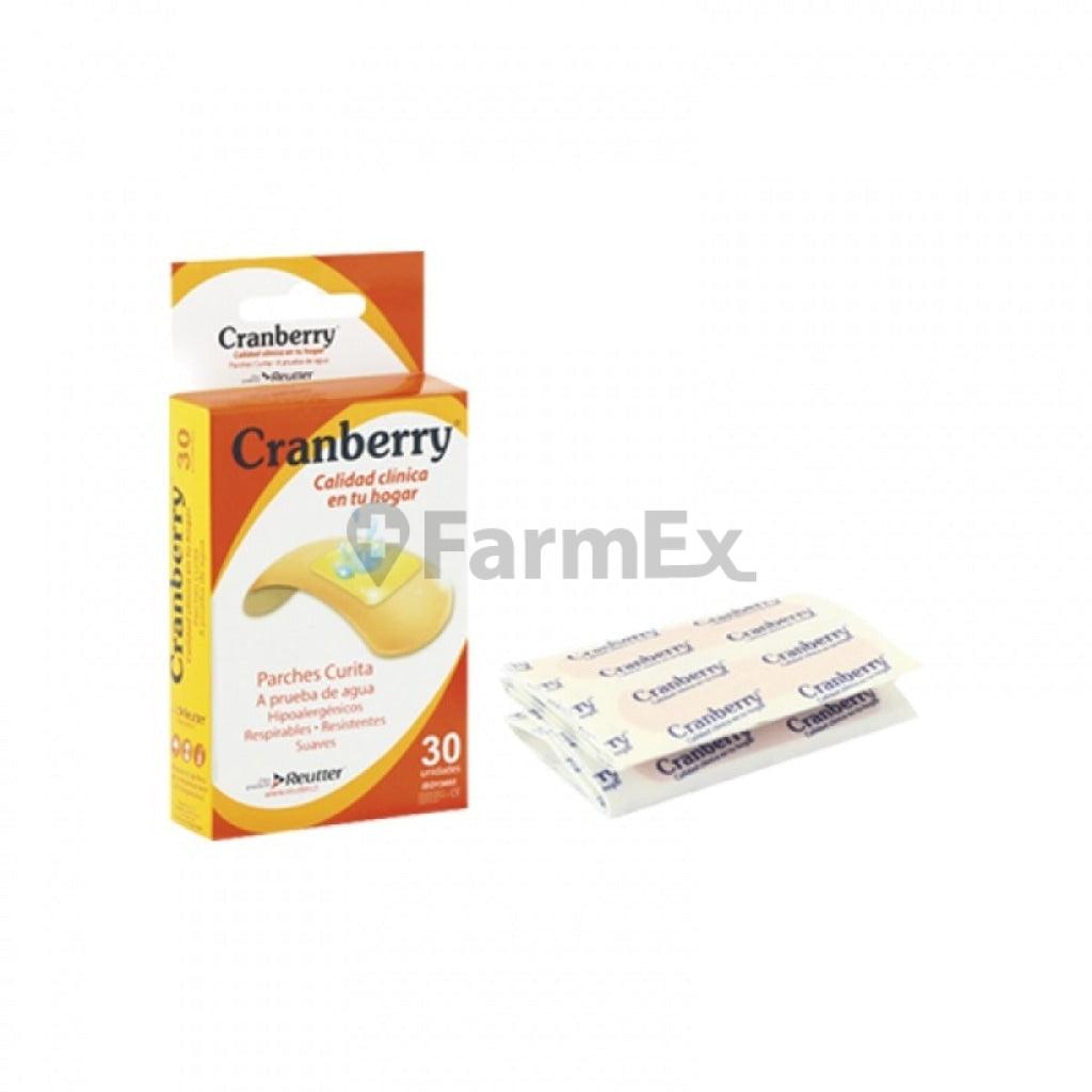 Parche Curita Cranberry x 30 unidades.