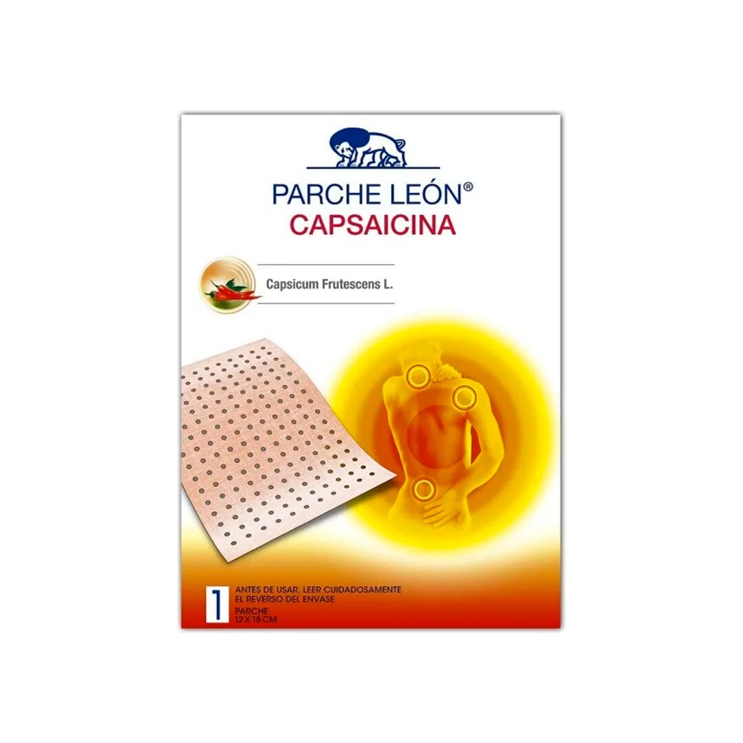 Parche León Capsaicina x 1 unidad.