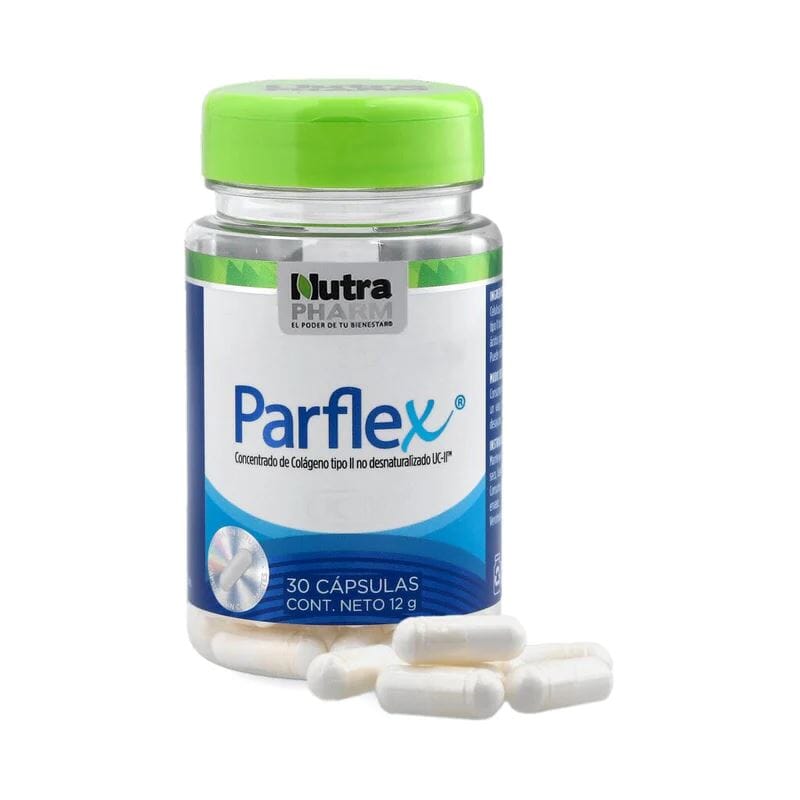 Parflex - Concentrado de Colágeno x 30 Cápsulas Farmex-MiaHealth-Persistente 