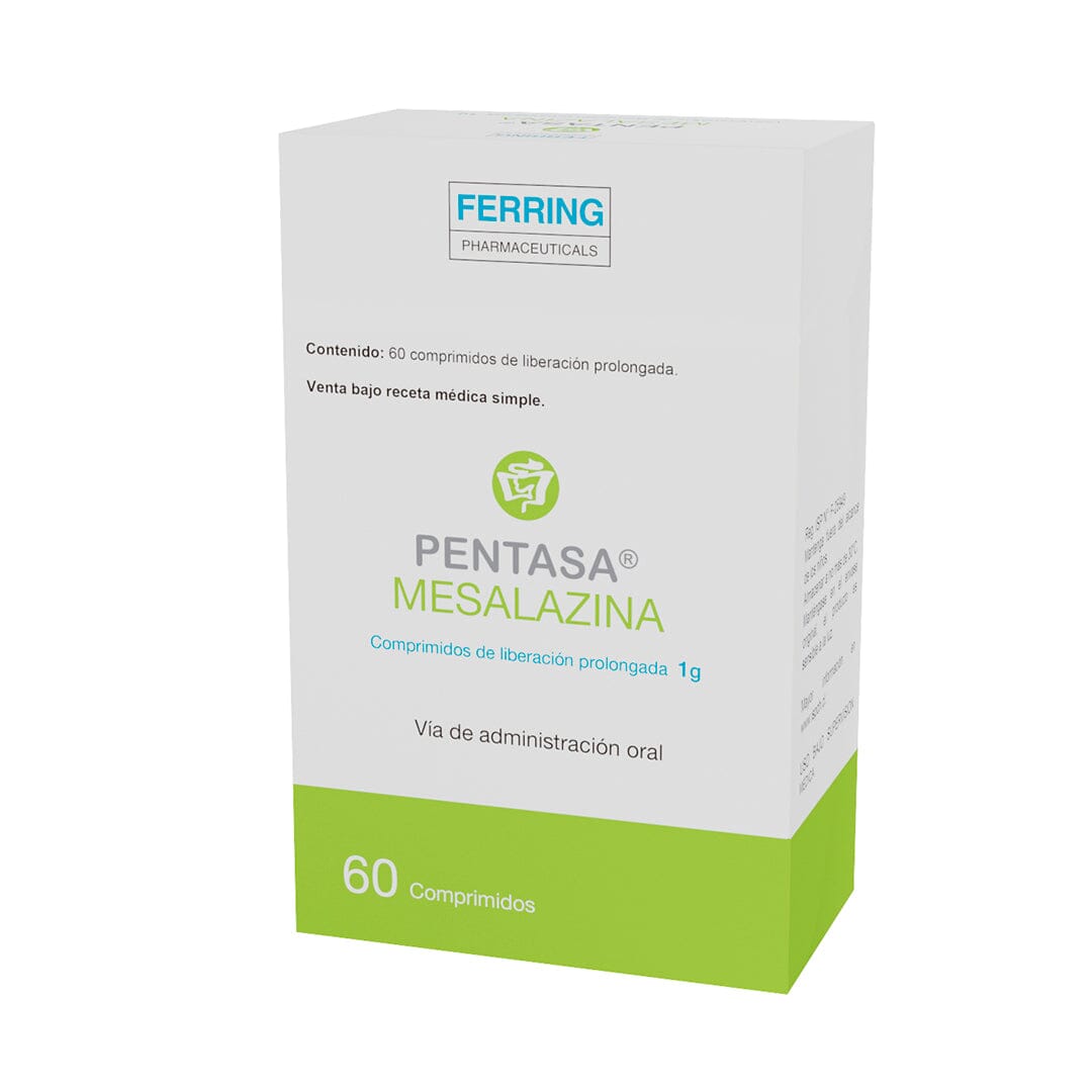 Pentasa 1g x 60 comprimidos de liberación prolongada FERRING 
