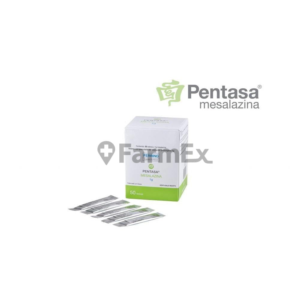 Pentasa 2 mg x 30 sobres liberación prolongada.