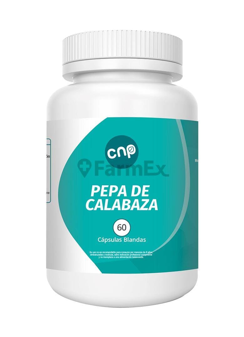 Pepa de Calabaza 1000 mg x 60 comprimidos Farmex-Pluxee-Persistente 