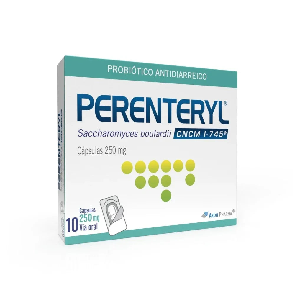 Perenteryl 250 mg x 10 cápsulas.