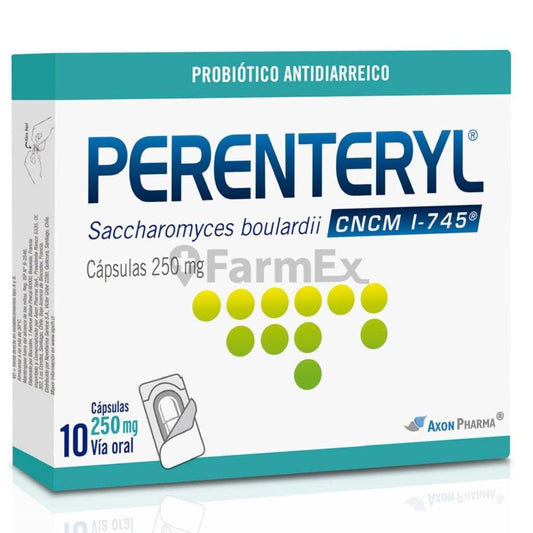 Perenteryl 250 mg x 10 cápsulas Farmex-MiaHealth-Persistente 