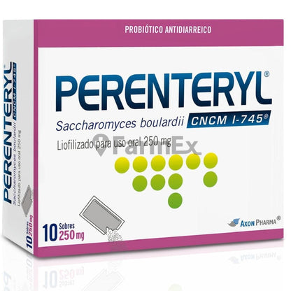 Perenteryl 250 mg x 10 sobres Farmex-MiaHealth-Persistente 