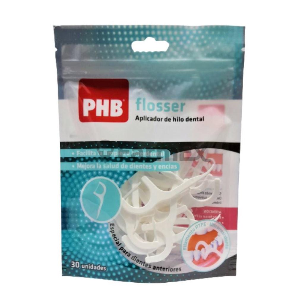 PHB Flosser Aplicador de hilo dental x 30 unidades.