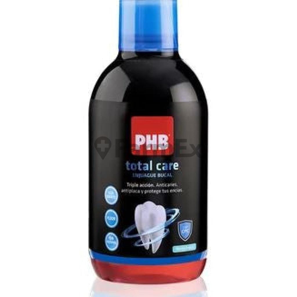 PHB Total Care Enjuague bucal sabor menta fresca x 500 mL Farmex-Pluxee-Persistente 