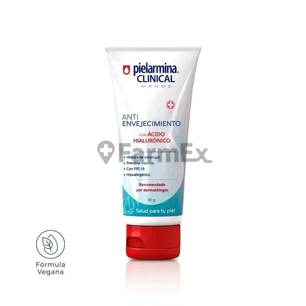 Pielarmina Clinical Manos "Anti Envejecimiento con Ác. Hialurónico" x 80 g Farmex-Pluxee-Persistente 