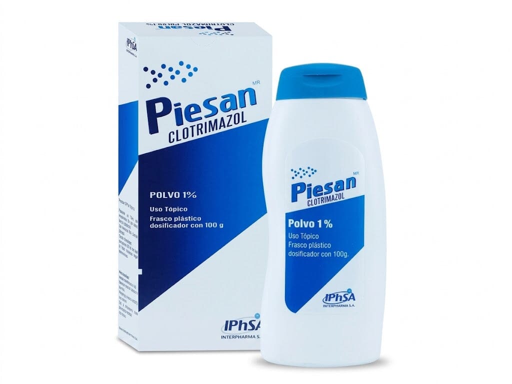 PIESAN POLVO TOPICO 1% FRASCO 100GRS (CLOTRIMAZOL).