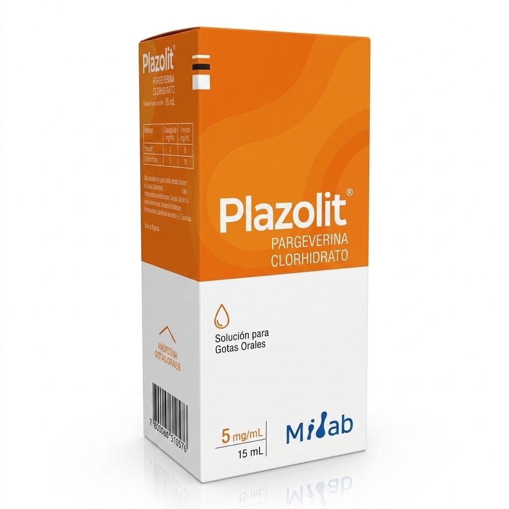 Plazolit 5 mg/mL x 15 mL "Ley Cenabast".