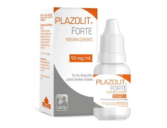 Plazolit Forte Propinoxato Pargeverina 10 Mg Gotas 15 mL Megalabs 